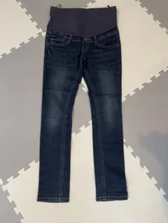 マタニティ デニムパンツ ウエスト58-64