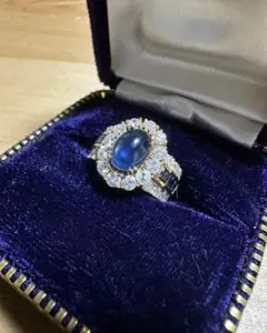 サファイア◇リング◇指輪◇k18◇ダイヤ◇2ct◇ゴールド◇金