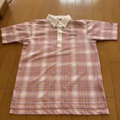 Titleist ゴルフシャツ ピンク チェック柄 L