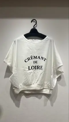 新品 QTUME クチューム ロゴTシャツ 白 38 日本製