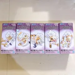 ワンピース フィギュア ワーコレ ルフィ ニカ ギア5 全5種セット　メタリック
