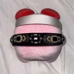 カチューシャ　黒　白