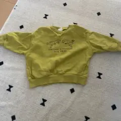 BREEZE トレーナー サイズ90 黄緑