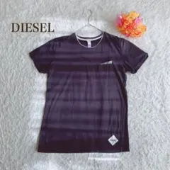 DIESEL ディーゼル【S】 Tシャツ ポケット付き ダークグレー