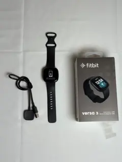 Fitbit Versa 3 ブラック GPS搭載 スマートウォッチ