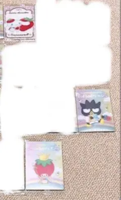 【aira様専用】サンリオ　ウエハース　シナモン　いちごの王様　ばつ丸　3枚