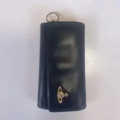 Vivienne Westwood レザーキーケース ブラック4連