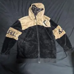 Karl Kani ボアパーカー ブラック ベージュ XL