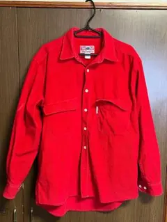 バドワイザー Budweiser コーデュロイシャツ 赤