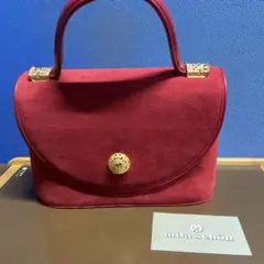 mila schön 赤 スエード ハンドバッグのサムネイル