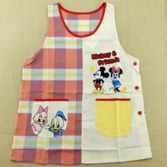 【新品】【匿名配送】A-0486 保育士　エプロン　ミッキー＆ミニー