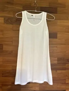And A アンドエー　タンクトップ　白　トップ ３８ 　ロングタンク　ロング