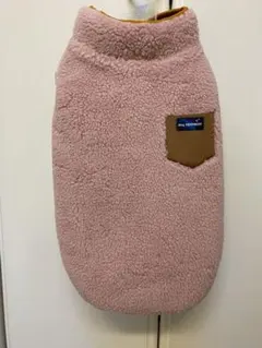 アイドッグ　ポケット付き　ボアジャケット　ピンク　XXLサイズ