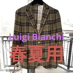 Luigi Bianchi ルイジ ビアンキ ジャケット ネイビー 44 - メルカリ