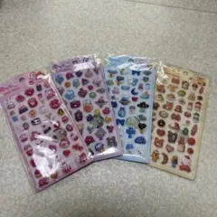 ぷにっと3Dうるキラシール 4種セット