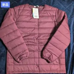 新品　FILA　アウター 撥水軽量ノーカラージャケット UVカット　薄綿