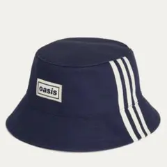 【新品タグ付】ADIDAS × OASIS コラボ バケットハット ネイビー