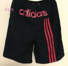 adidas ネイビー ハーフパンツ　140