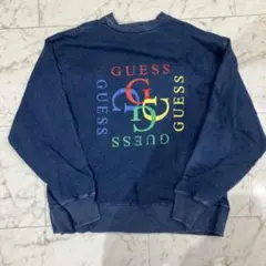 GUESS ダークブルー スウェット