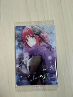 未開封　五等分の花嫁　中野二乃　ウエハース　カード　SP22