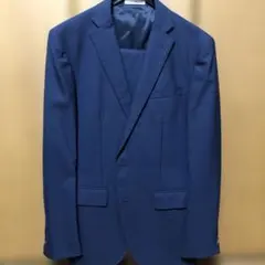 LES MUES ネイビー ストライプ ビジネススーツ上下