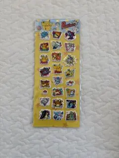 ポケモン　ピカチュウ　ぷっくりシール