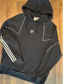 【美品】adidas アディダス パーカー プルオーバー Ｏサイズ