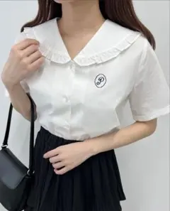 PHILLY フリルセーラー半袖ブラウス
