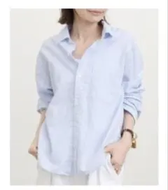 美品】✨ポロラルフローレン大人気サックスブルーオーバーサイズリネン