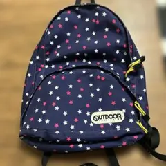 OUTDOOR 星柄リュック ネイビー