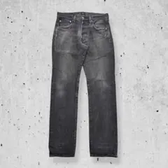 Levi'sリーバイス501ブラックデニム後染めジーンズアメカジ古着W29L32