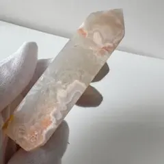 天然石☆ 桜瑪瑙 タワー フラワーアゲート