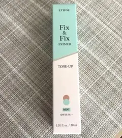 新品未使用　ETUDE Fix&Fix プライマー　ミントのサムネイル