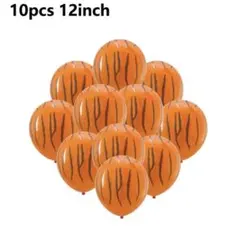 ◆　トラ柄　動物　風バルーン　10個セット 12インチ　◆
