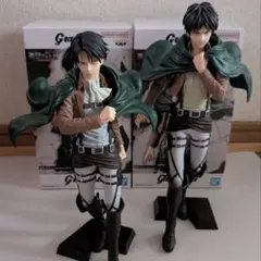 爆速配送】進撃の巨人 Grandista リヴァイ エレン フィギュアセット