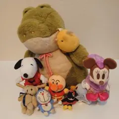 【訳あり・大量】ぬいぐるみ まとめ売り アンパンマン ディズニー スヌーピー 他
