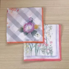 Hanae Mori ハンカチ 2枚セット 花柄 42×42のサムネイル