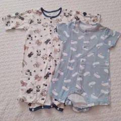 カバーオール 50 60 70 男の子　ロンパース