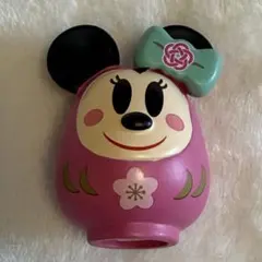 ディズニー フィギュア ミッキー ミニー 午年 だるま メッセージ付き