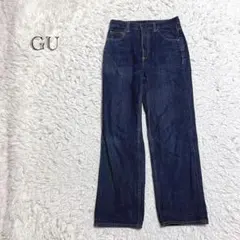 ジーユー　ストレートデニム　Lサイズ　カジュアル　ジーンズ　美品