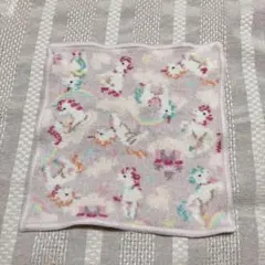 【美品】フェイラー FEILER ハンカチ ドリーミーユニコーン パープルのサムネイル