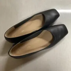 ブラックプレーンパンプス 約1.5cmヒール1回使用
