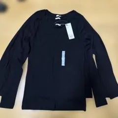 GUクルーネックTシャツ３枚ブラックMサイズ　1枚Lサイズ