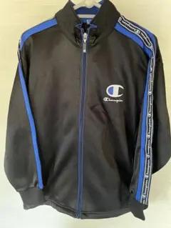 チャンピオン ジャージ 上 150 ブラック バックロゴ