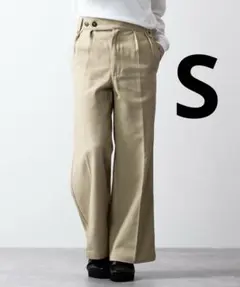 【完売品番】 CLEL チノパンツ Sサイズ ベージュ