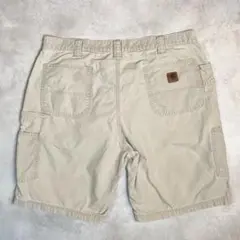 カーハート　ペインターショートパンツ　　古着　ライトベージュ　W34