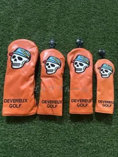 DEVEREUXGOLF デヴァローゴルフ ヘッドカバー4点セット ホワイト 