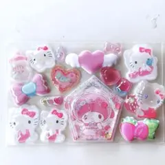 おまとめ申請可マイメロディとキティちゃんの可愛いメロメロセットおすそ分けシール