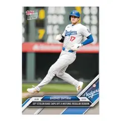 大谷翔平　MLB Topps now 59盗塁目記録
