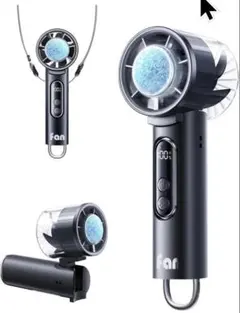 新品✨8000mAh大容量ペルチェ冷却５WAYポータブルファンのサムネイル
